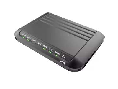 Modem router concept 3D print model
