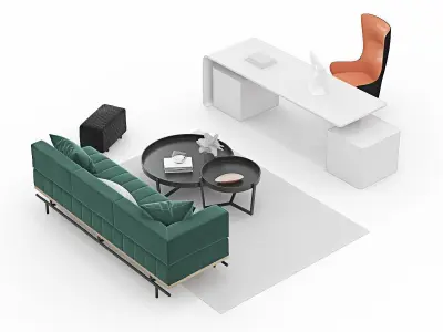 SOFA DIRECTOR ROOM 3D model