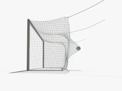  Animated Soccer Net Goal 