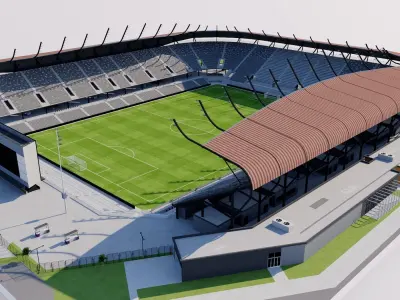 Lynn Family Stadium - Louisville USA 3D model