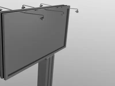 10 Object exterior pack Low-poly 3D model