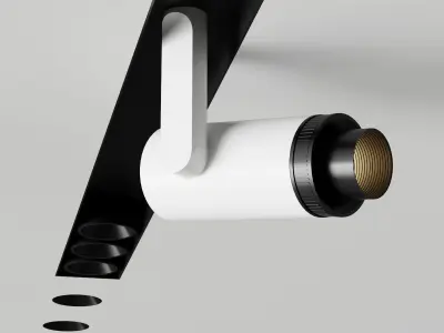 Arkoslight Set 2 ceiling with light fixtures 3D model