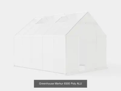 Collection of Greenhouse Merkur ALU - 8 Models 3D Model Pack