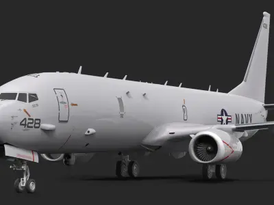  Boeing P-8 Poseidon Military Aircraft 