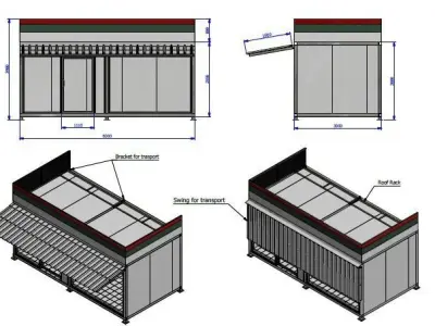Shop express 3D model
