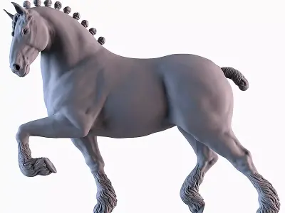 Horse 3D print model