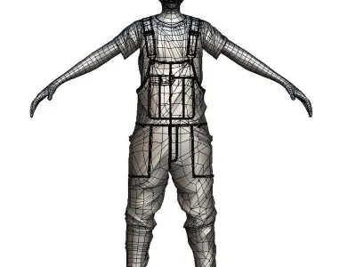 Cartoon High Poly Subdivision Avatar 016 Low-poly 3D model