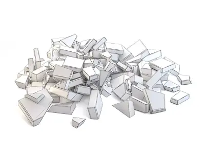 Stone Blocks Rubble 3D model buy