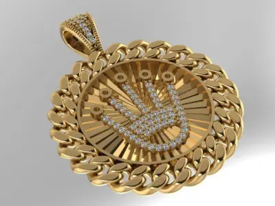 Fashion Pendant 3D print model
