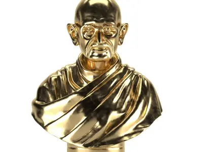 Gandi statue 3D model