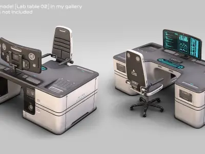 Lab Chair 02 3D model