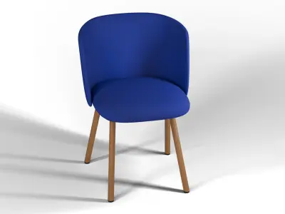 Mikado Chair Inspiration Vitra 3D model