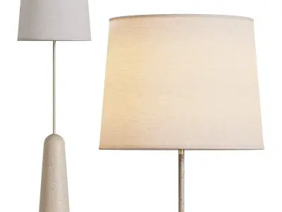1462 Kaya Floor Lamp with Concrete Base 3D model