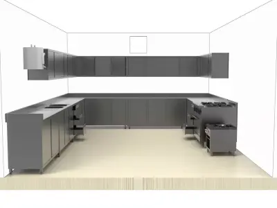 KITCHEN 43 3D model