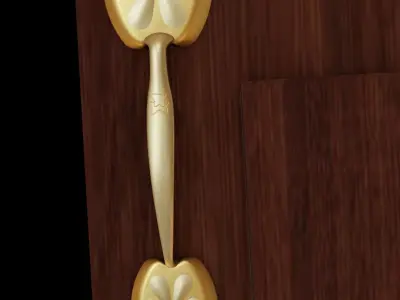 Door handle Free low-poly 3D model purchase