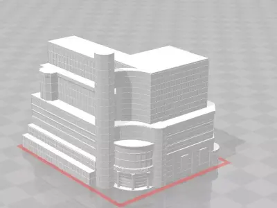 Hotel Plaza   3D print model