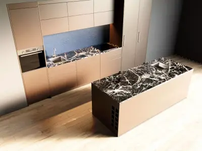 89-Kitchen5 matte 8 3D model