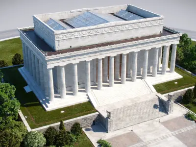  Lincoln Memorial Scene 