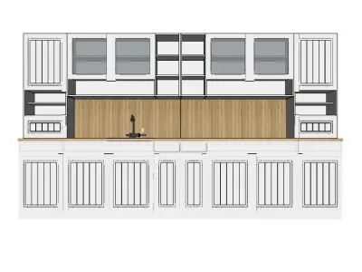 Kitchen design 3D model