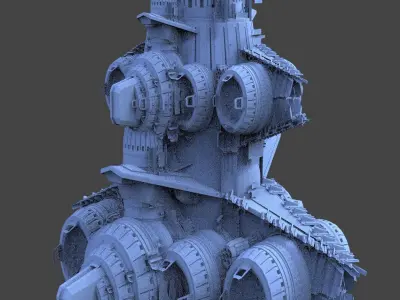 Star Freighter Base Ship 14 3D model