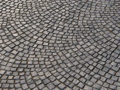 Material of radial paving slabs 01 Texture