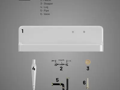 Kitchen sink - 3D printing 3D print model