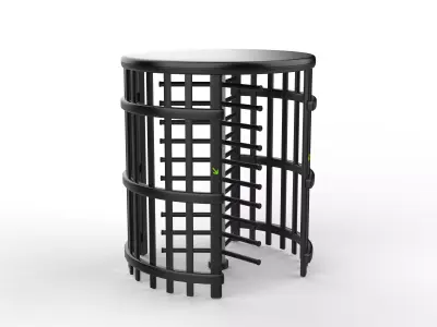 Turnstile gate 3D model