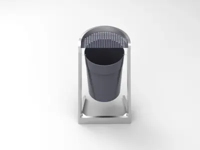 Trash Can - Urban Furniture Collection 3D model