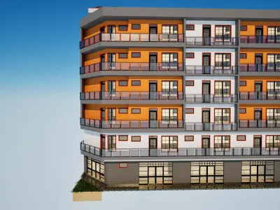Apartment Exterior 3D model