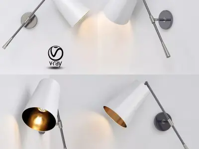 Heathfield andro wall light 3D model