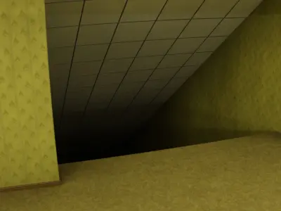 The Backrooms 3D model