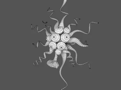 890057 Vulcano Lightstar Sconce 3D model