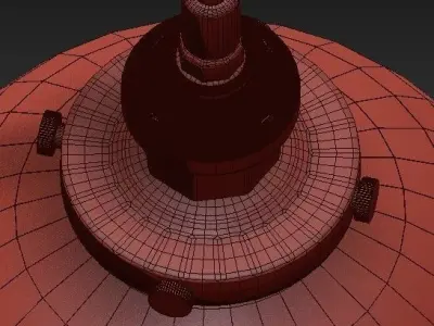 RH pendant lights loft 2 3D model