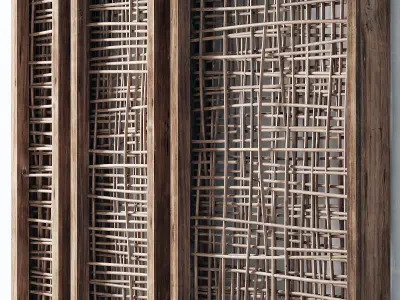 Branch decor frame 3D model