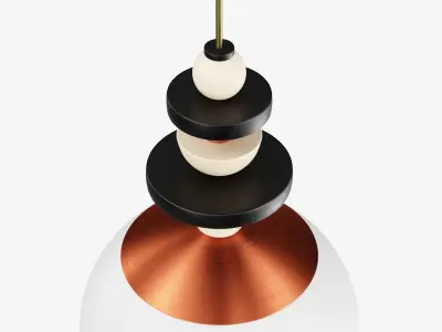 Maru Pendant Light 10-17 3D model