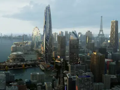 Future City 3D model buy