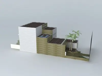 Modern house Free 3D model