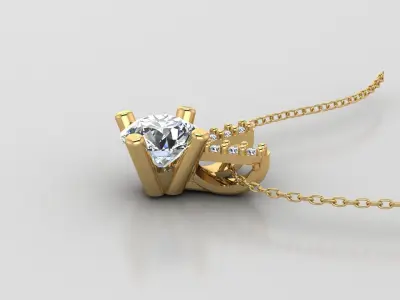 Pendant P045 3D Print Model 3D print model