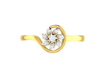 Women Ring Render 3dm STL OBJ FBX Details 3D print model 24