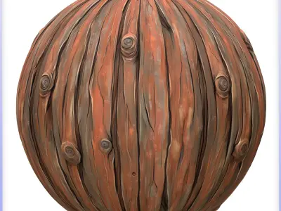 Stylized Wood Seamless Texture Texture 15