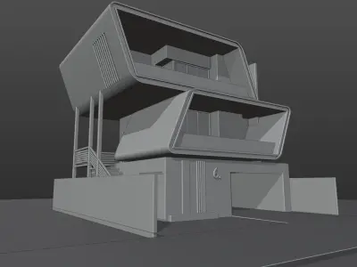Modern Villa 13 3D model