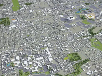 Arlington Low-poly 3D model buy