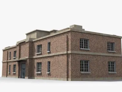 Factory xx25 Low-poly 3D model