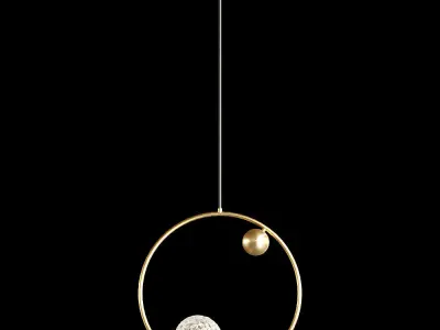Lampatron HOOP RING LUX pendant lamp 3D model