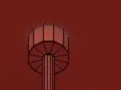 Untitled hanging light fixture with stones 3D model