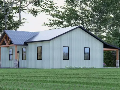 Barndominium House Design   3D model