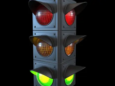 Trafic Light 3D model