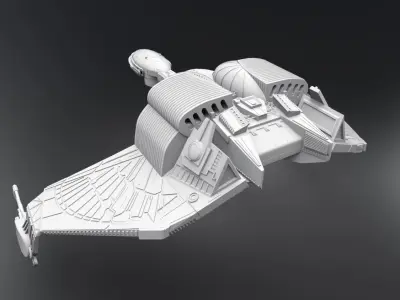 BRel Bird of Prey Scale model 3D print model