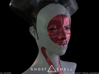 Geisha Bust 3D model