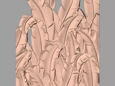European furniture 3D relief models for CNC wood engraving E242 3D model